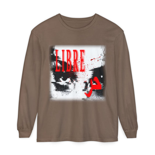 "LOOK AWAY" // Libre Graphic Long Sleeve Tee