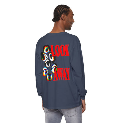 "LOOK AWAY" // Libre Graphic Long Sleeve Tee