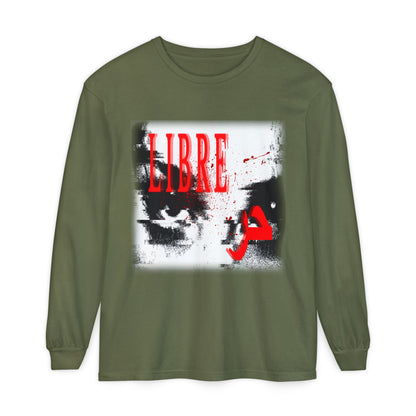 "LOOK AWAY" // Libre Graphic Long Sleeve Tee