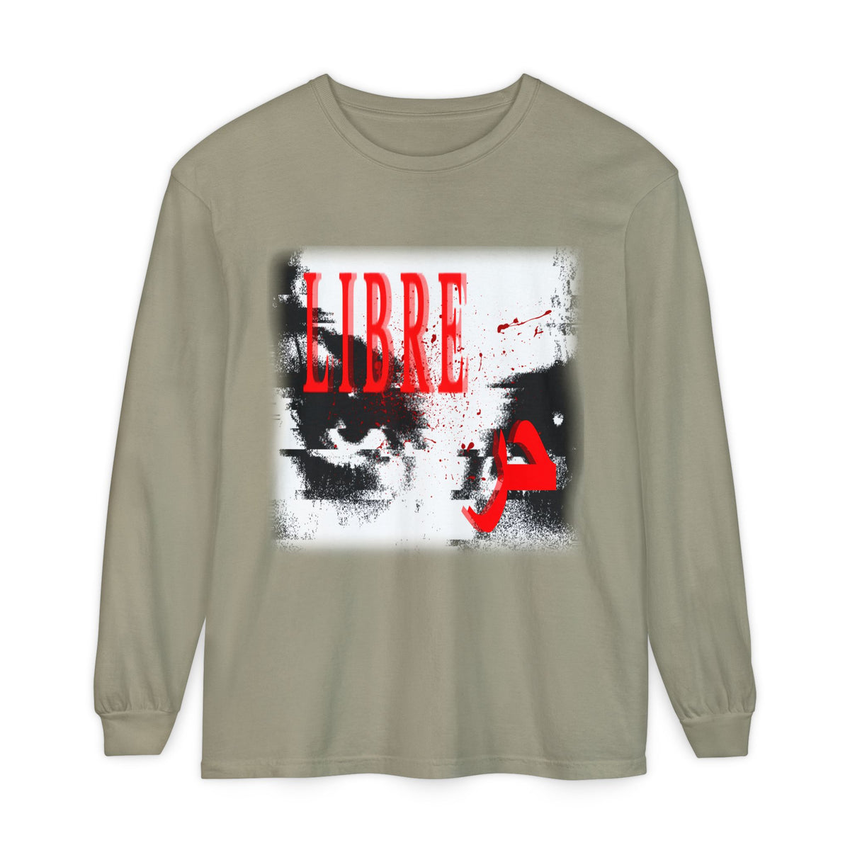 "LOOK AWAY" // Libre Graphic Long Sleeve Tee