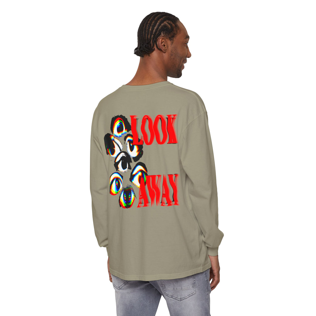 "LOOK AWAY" // Libre Graphic Long Sleeve Tee