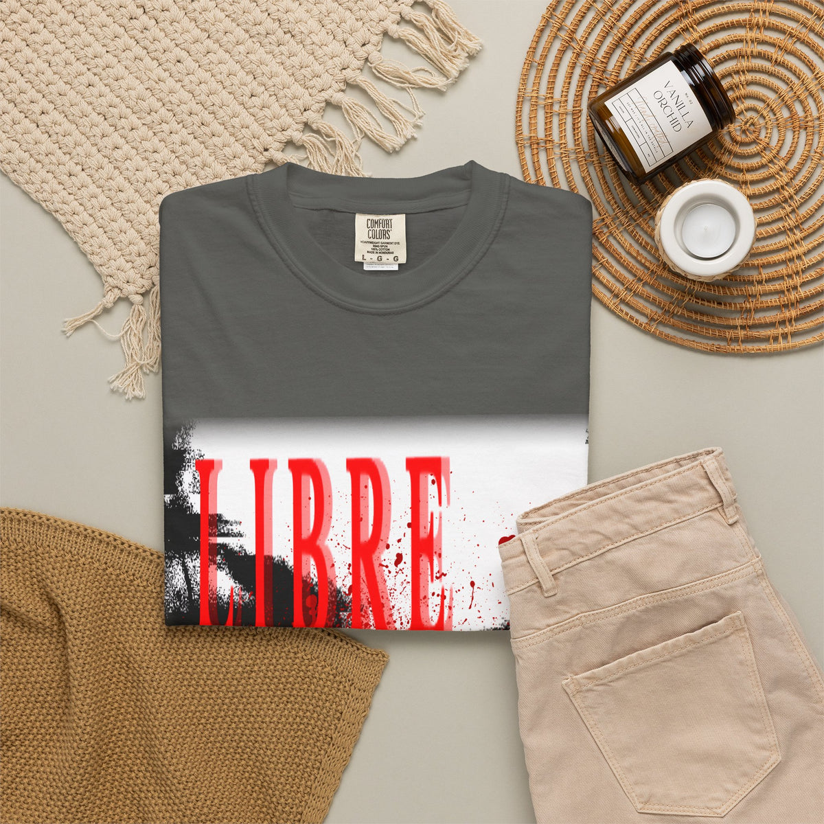 "LOOK AWAY" // Libre Graphic Cotton Tee