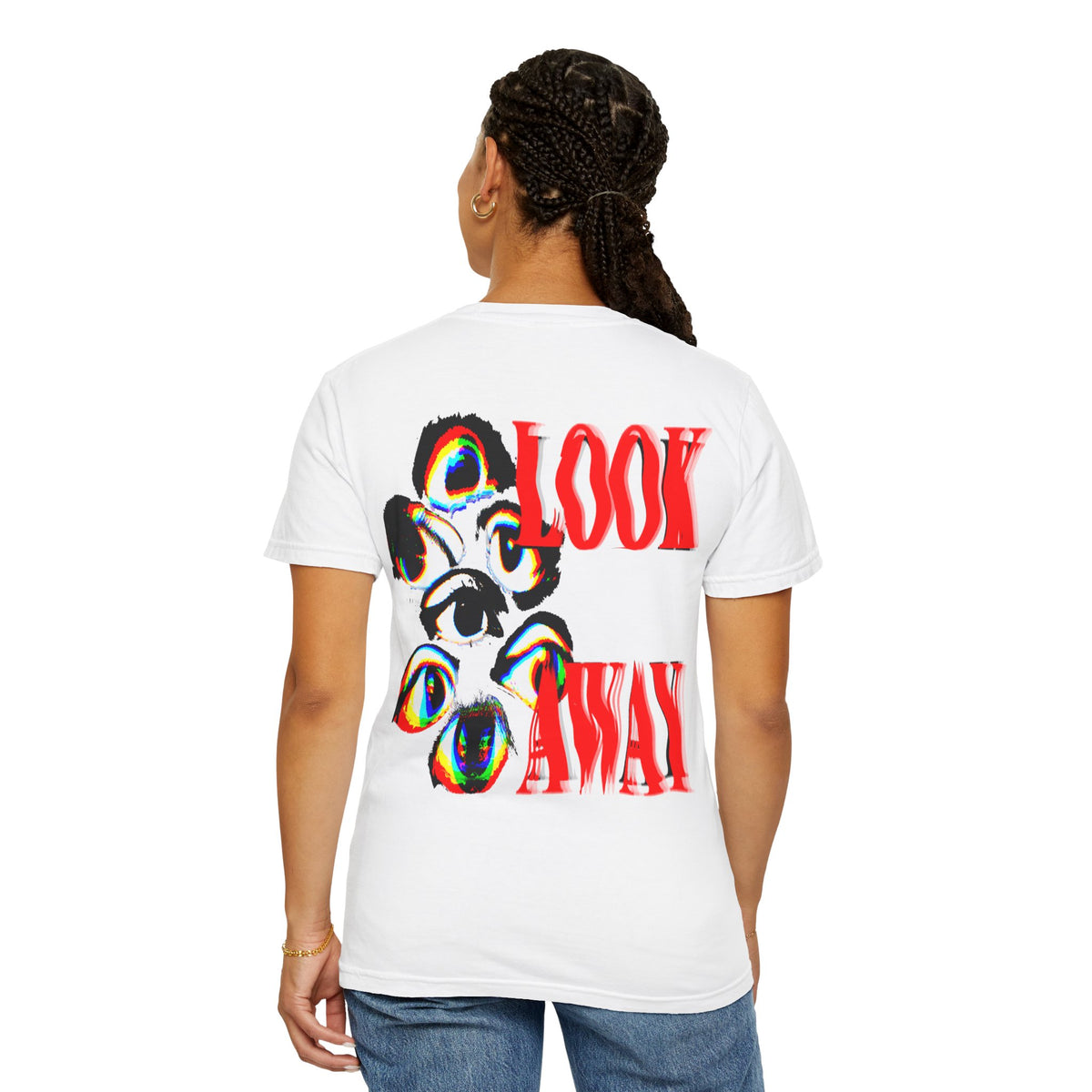 "LOOK AWAY" // Libre Graphic Cotton Tee
