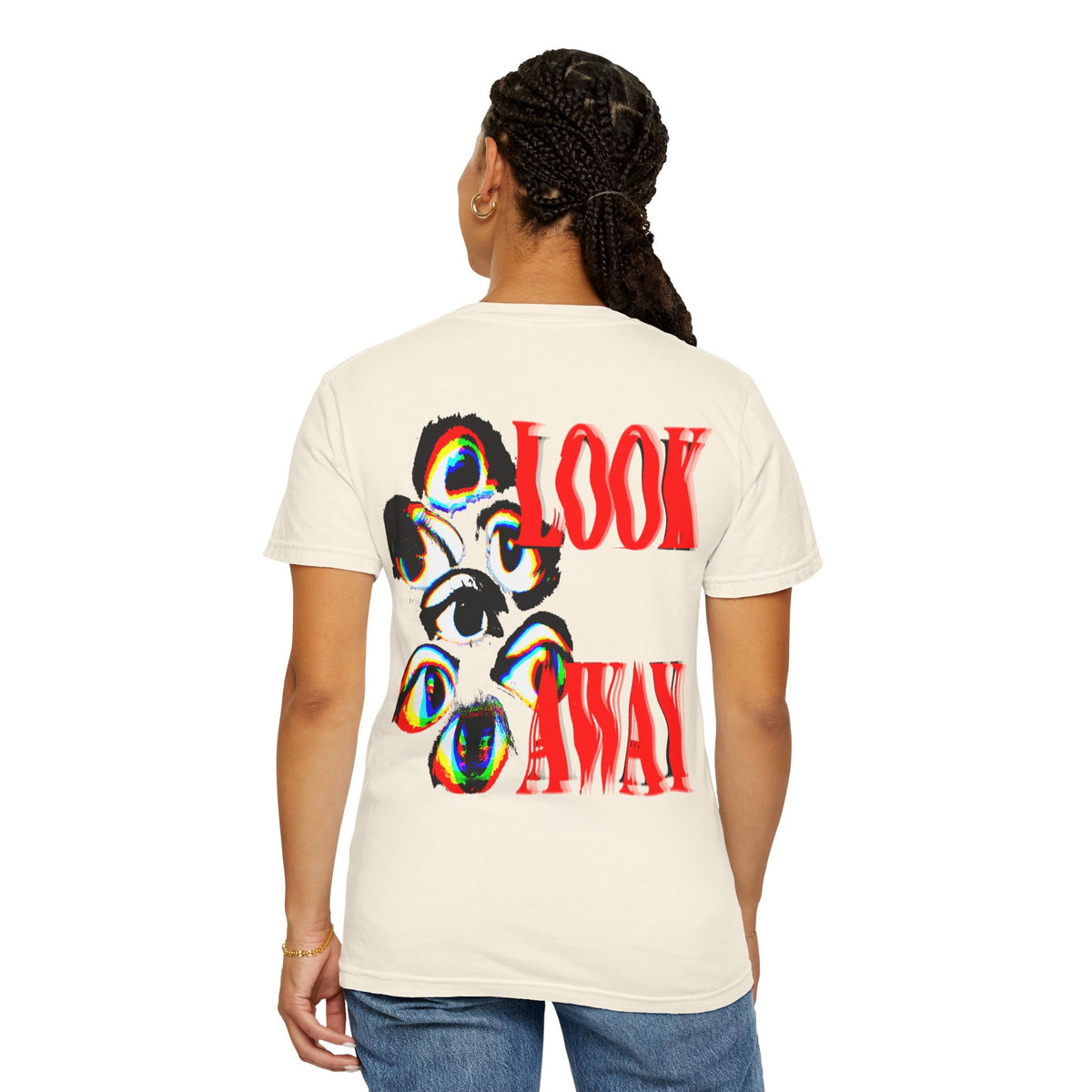 "LOOK AWAY" // Libre Graphic Cotton Tee