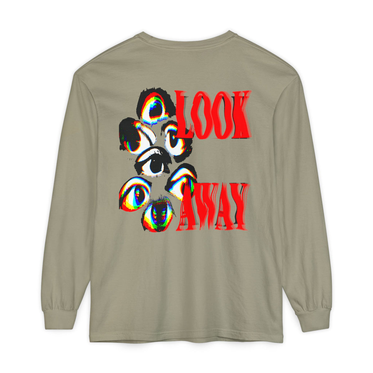 "LOOK AWAY" // Libre Graphic Long Sleeve Tee