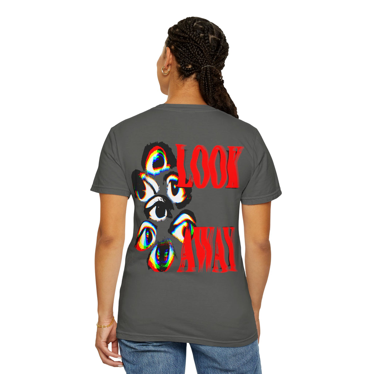 "LOOK AWAY" // Libre Graphic Cotton Tee