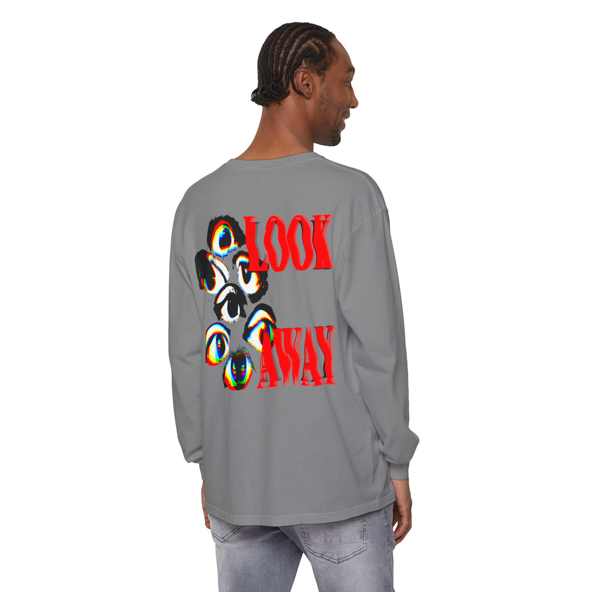 "LOOK AWAY" // Libre Graphic Long Sleeve Tee