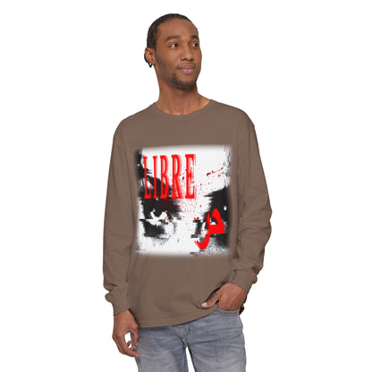 "LOOK AWAY" // Libre Graphic Long Sleeve Tee