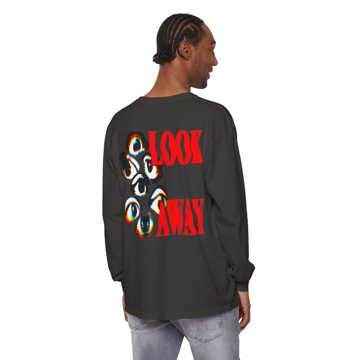 "LOOK AWAY" // Libre Graphic Long Sleeve Tee