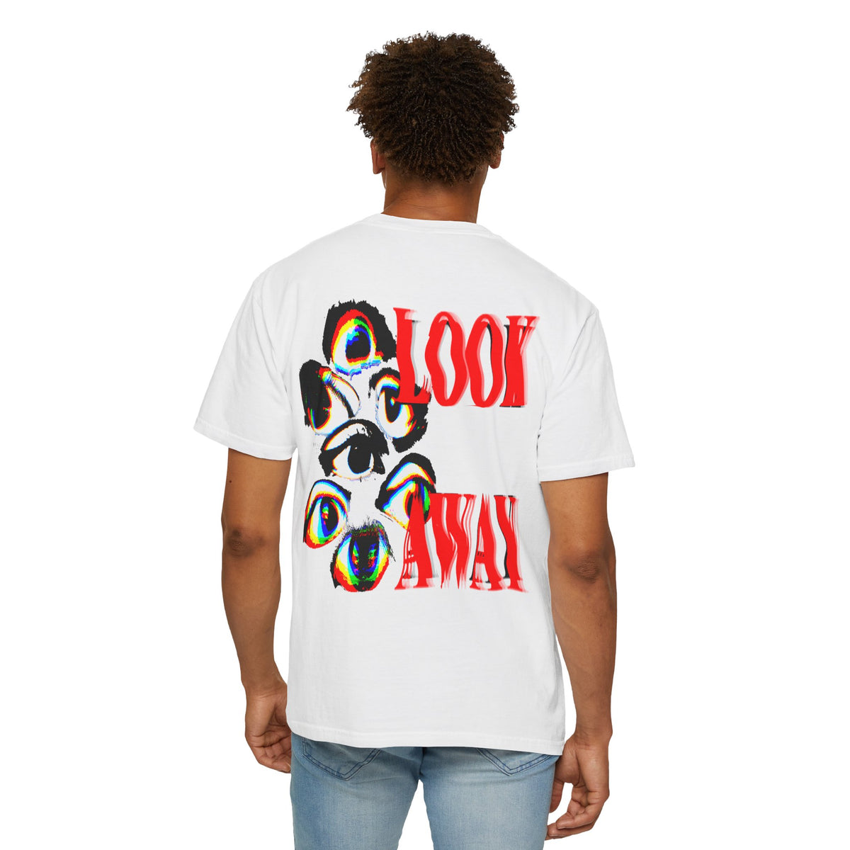 "LOOK AWAY" // Libre Graphic Cotton Tee