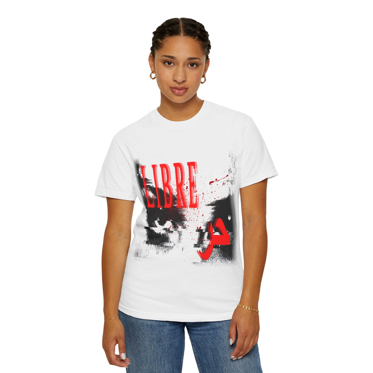 "LOOK AWAY" // Libre Graphic Cotton Tee