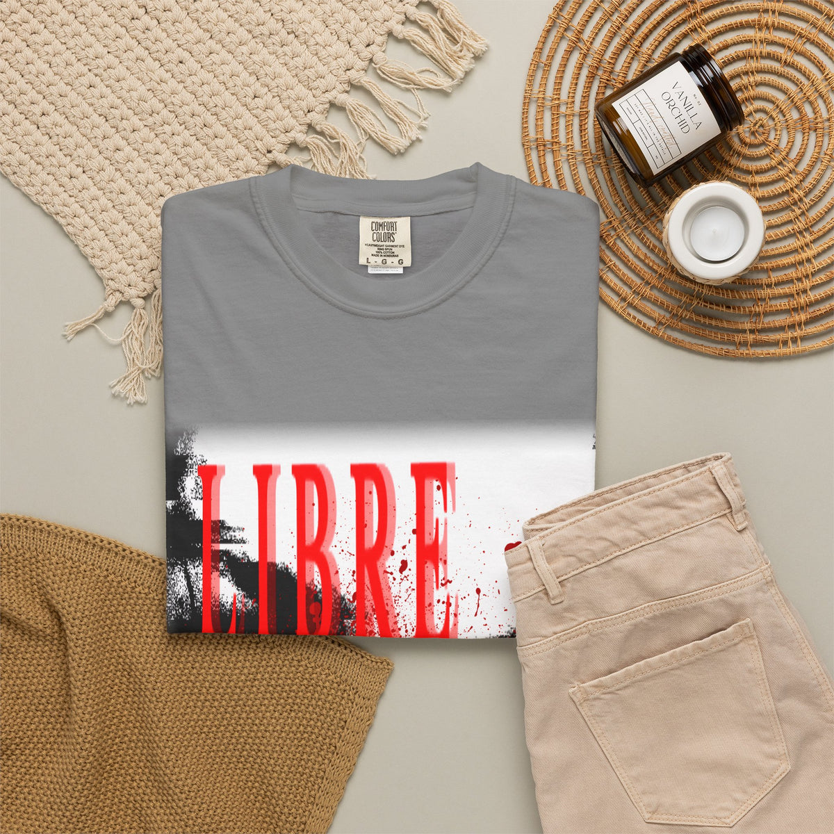 "LOOK AWAY" // Libre Graphic Cotton Tee