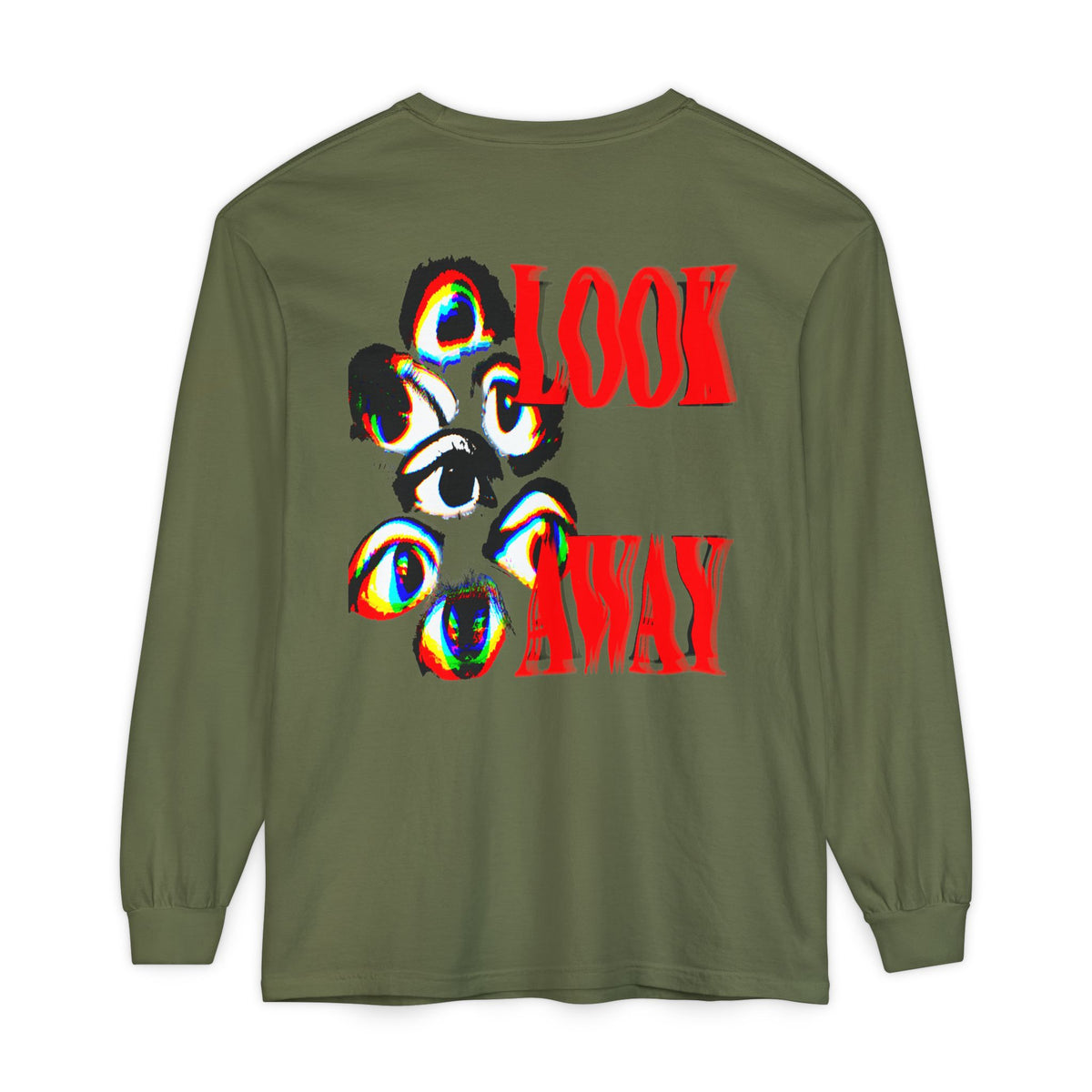 "LOOK AWAY" // Libre Graphic Long Sleeve Tee