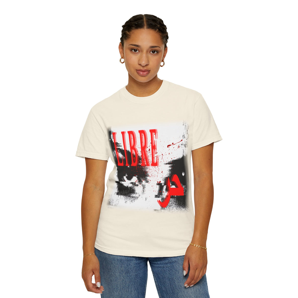 "LOOK AWAY" // Libre Graphic Cotton Tee
