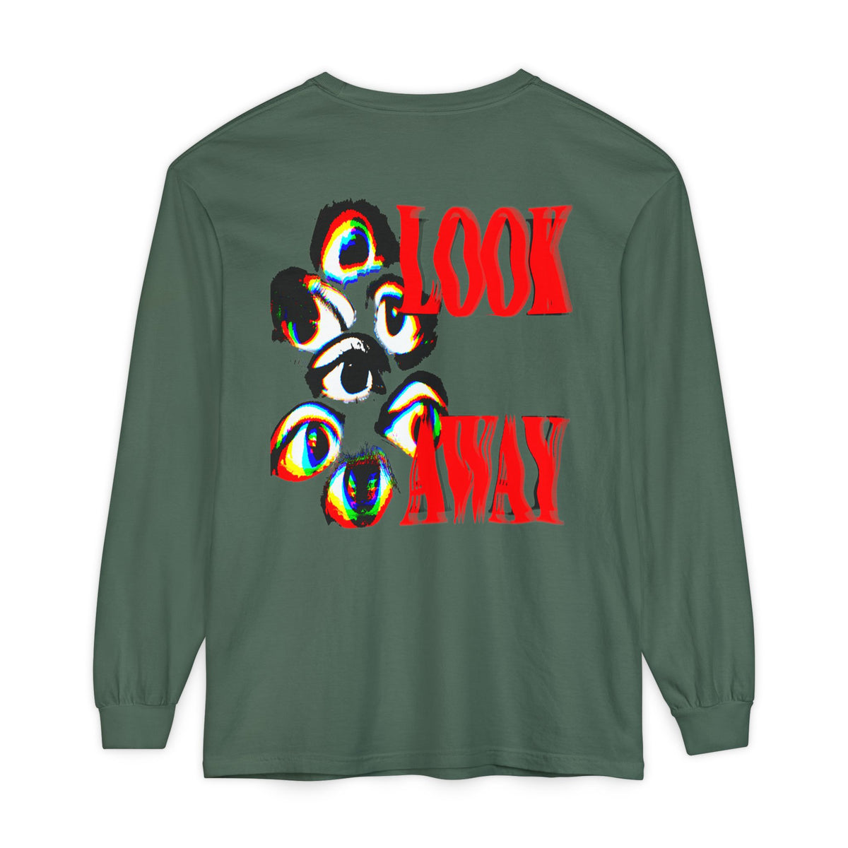 "LOOK AWAY" // Libre Graphic Long Sleeve Tee
