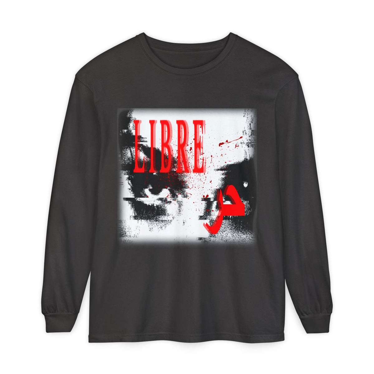 "LOOK AWAY" // Libre Graphic Long Sleeve Tee