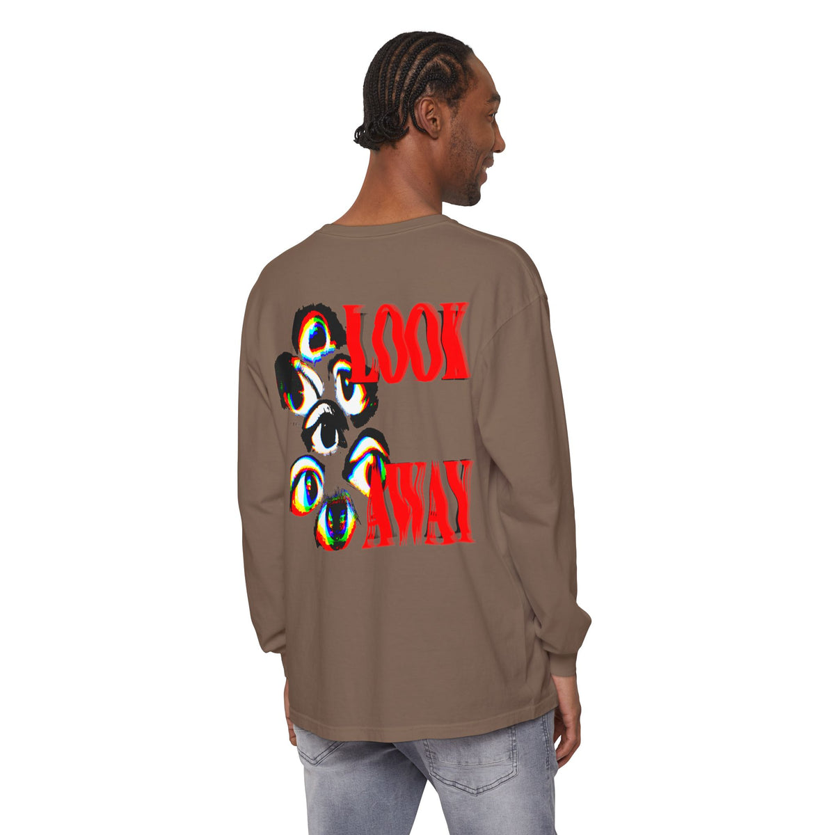 "LOOK AWAY" // Libre Graphic Long Sleeve Tee